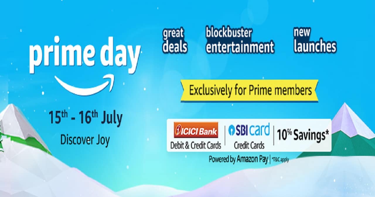 Announcement of Amazon Prime Day sale, from smartphones, to laptops, TVs and earphones, bumper discounts